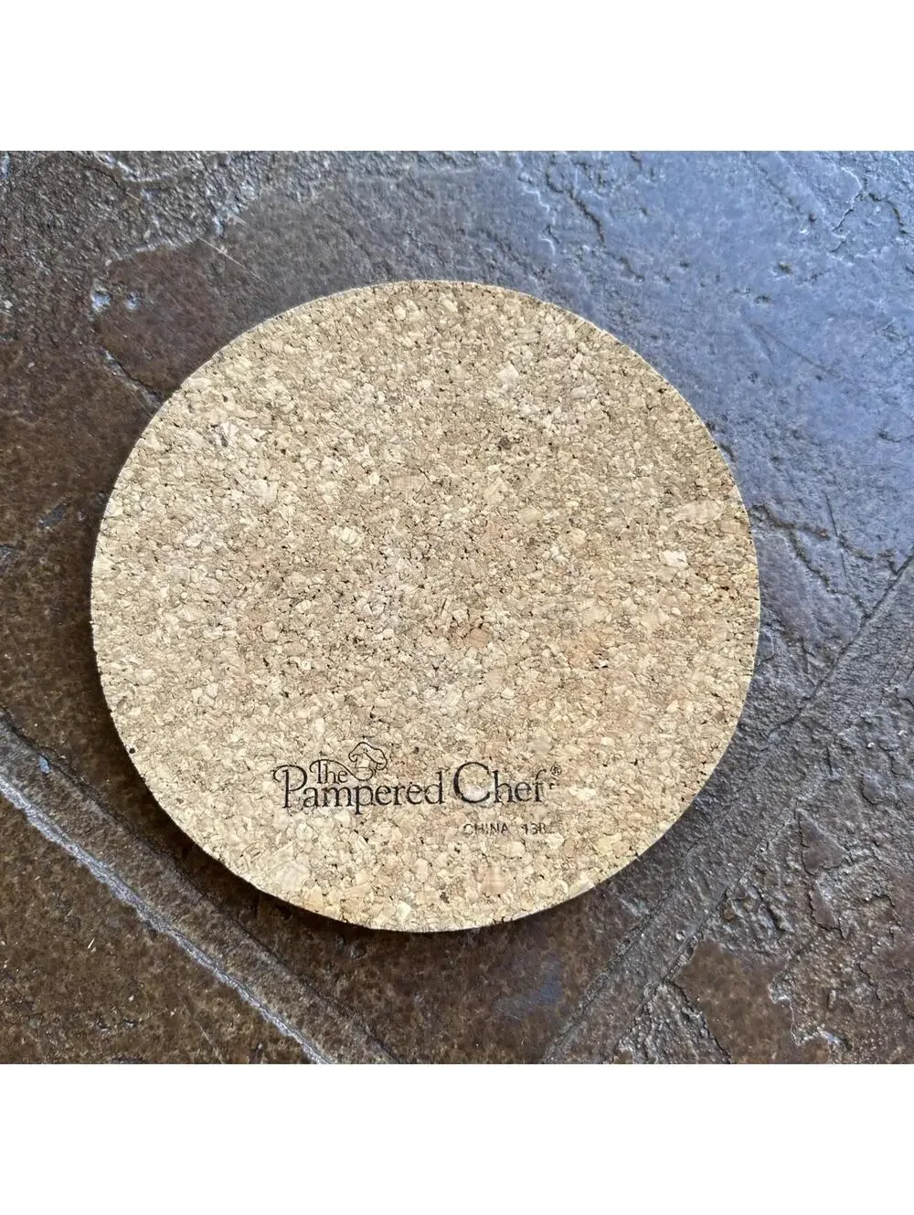 Pampered Chef Heart Trivet Cork Cut-Outs 7.75